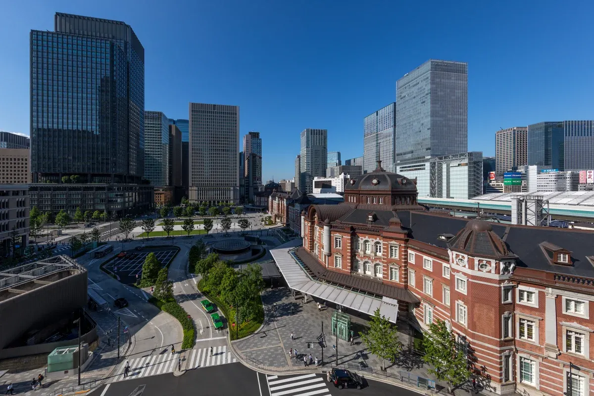 Tokyo Station red-brick Marunouchi building, a starting point for a day trip from Tokyo